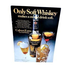 1978 Calvert Extra Soft Whiskey Ad Vintage Original
